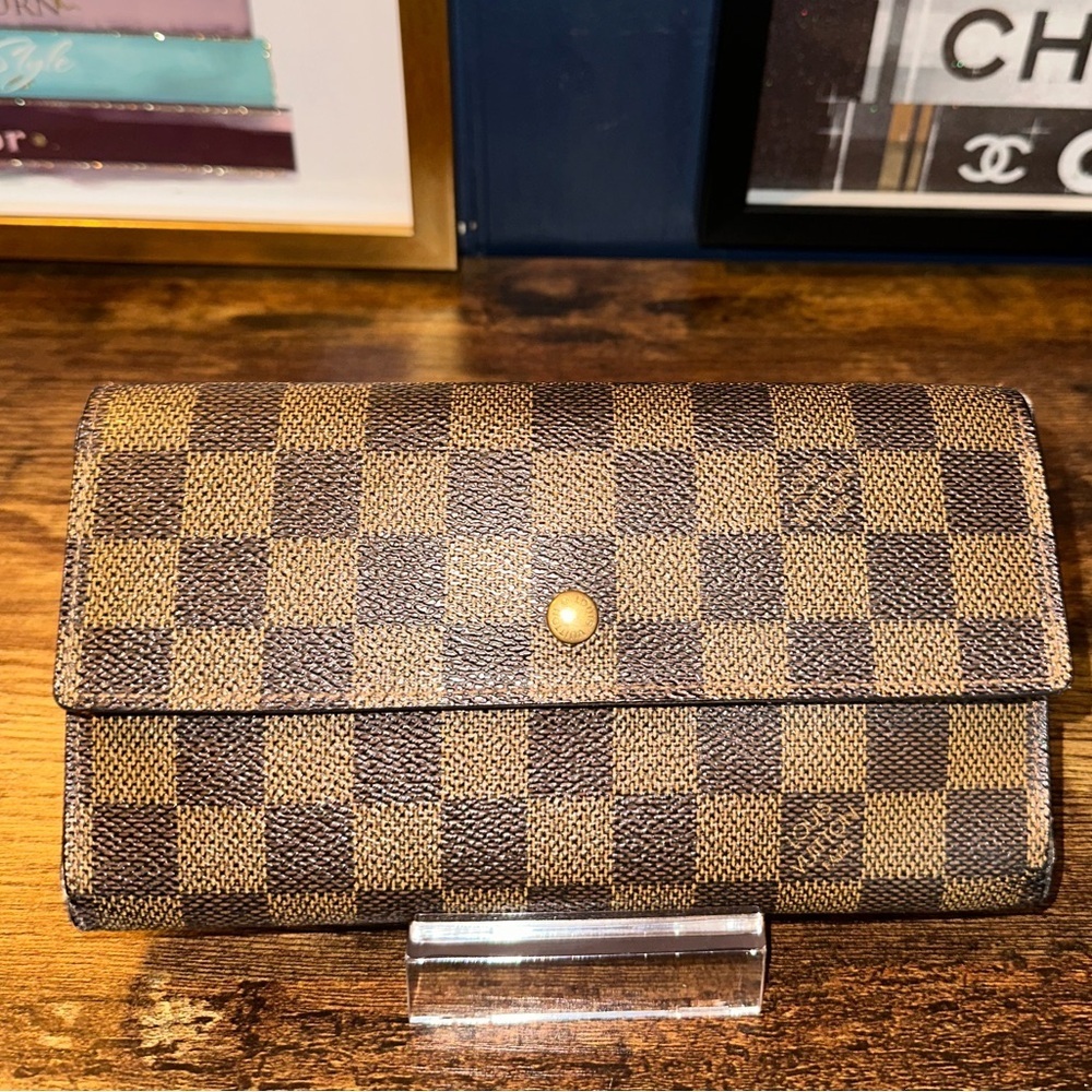 Louis Vuitton Sarah Wallet – Damier Ebene Canvas (2002, France)